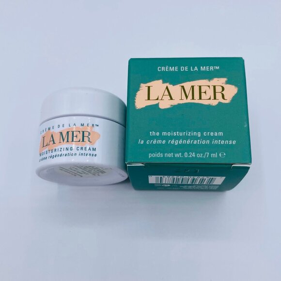 La Mer Beauty Gift Set - 4pc, Green Pouch, Cream, Lotion, Keychain - NEW - Picture 6 of 16